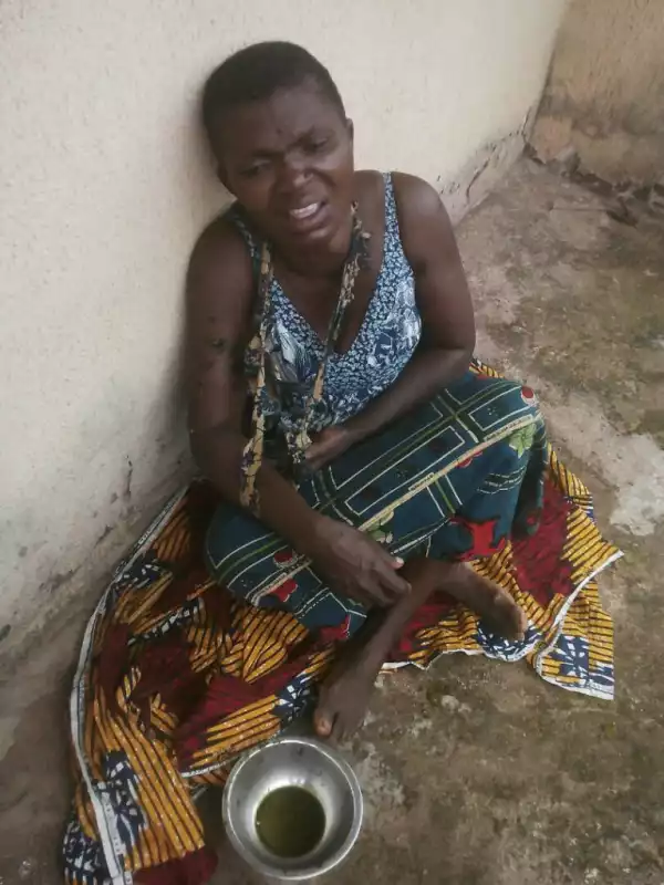 Occult Group Strikes Woman With Madness For Refusing To Bring Her Son For Initiation. Photos